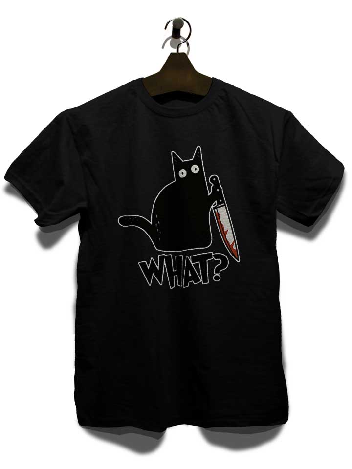 what-knife-cat-t-shirt schwarz 3