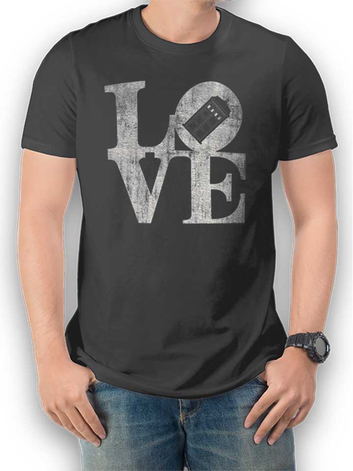 Who Do You Love Doctor T-Shirt gris-fonc L