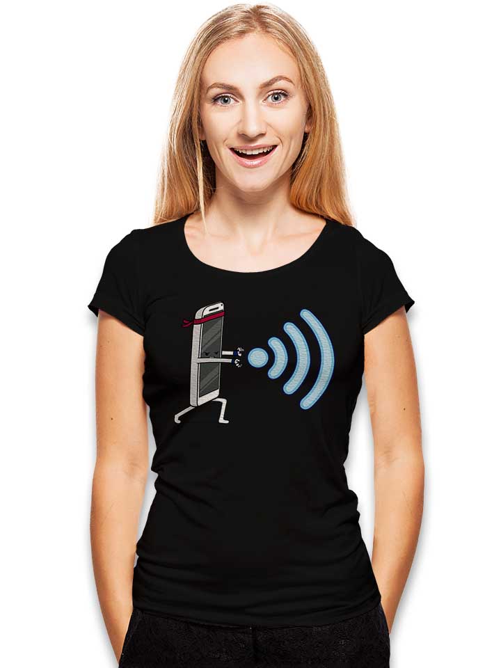 wifi-hadouken-damen-t-shirt schwarz 2