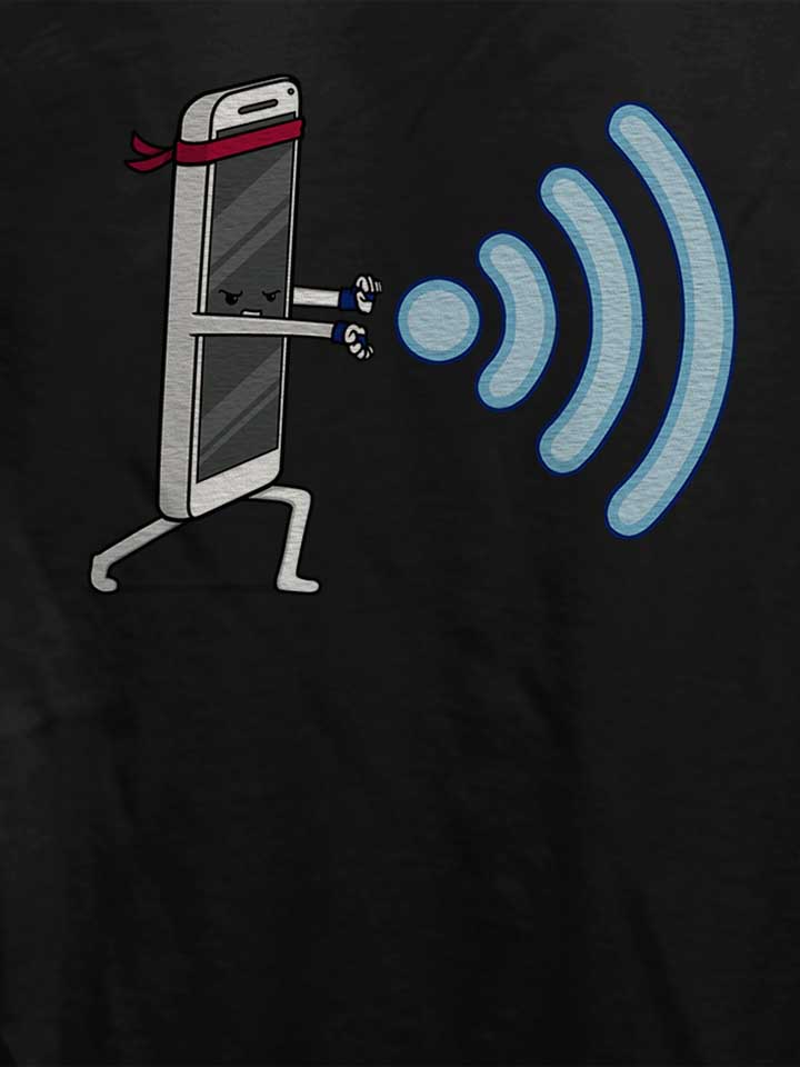 wifi-hadouken-damen-t-shirt schwarz 4
