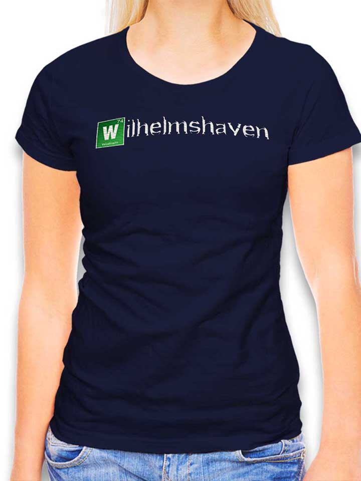wilhelmshaven-damen-t-shirt dunkelblau 1