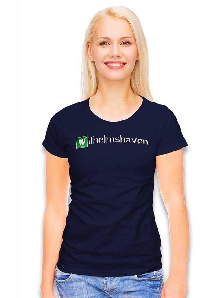 wilhelmshaven-damen-t-shirt dunkelblau 2