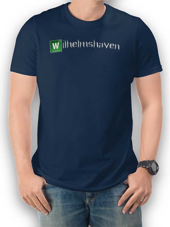 wilhelmshaven-t-shirt dunkelblau 1