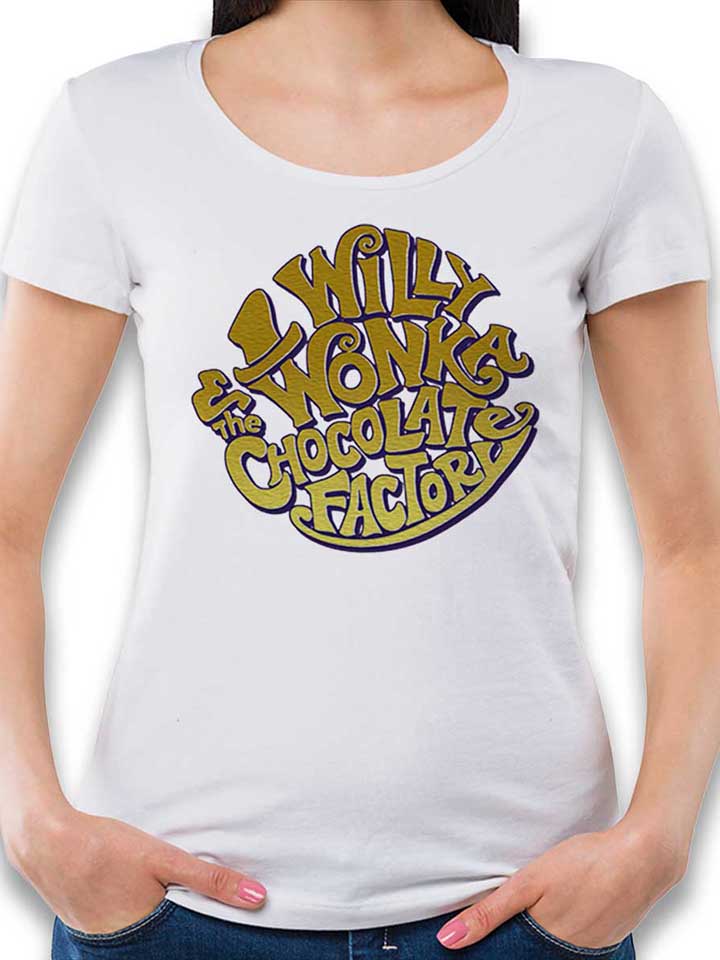 Willy Wonka Chocolate Factory Damen T-Shirt weiss L