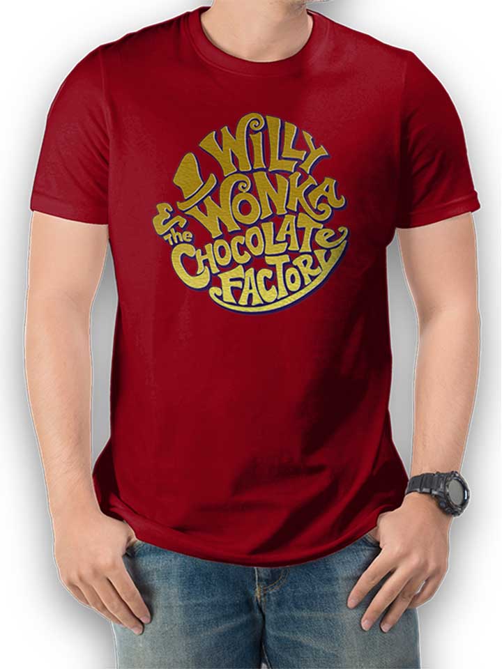 willy-wonka-chocolate-factory-t-shirt bordeaux 1