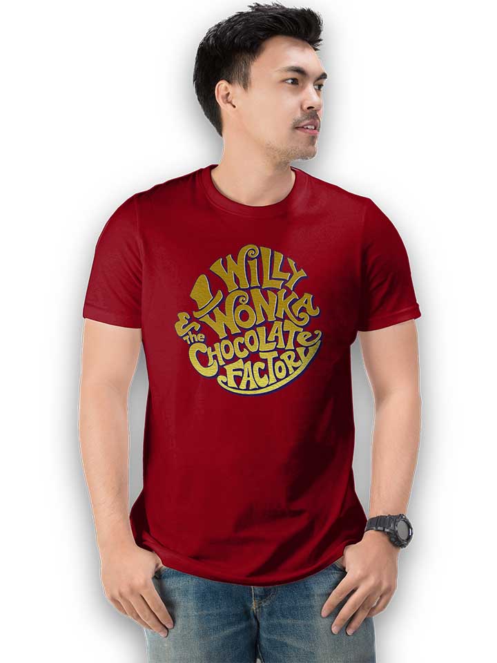willy-wonka-chocolate-factory-t-shirt bordeaux 2