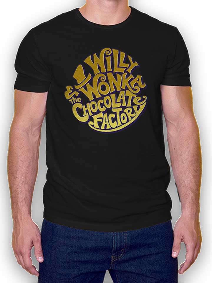 Willy Wonka Chocolate Factory T-Shirt schwarz L