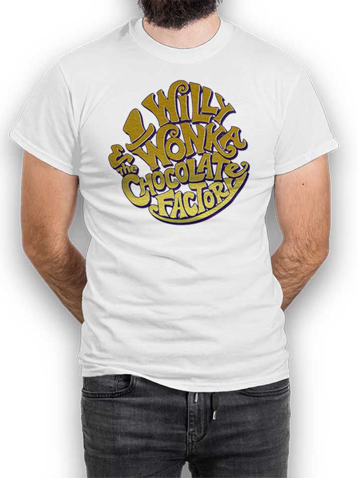 Willy Wonka Chocolate Factory T-Shirt weiss L