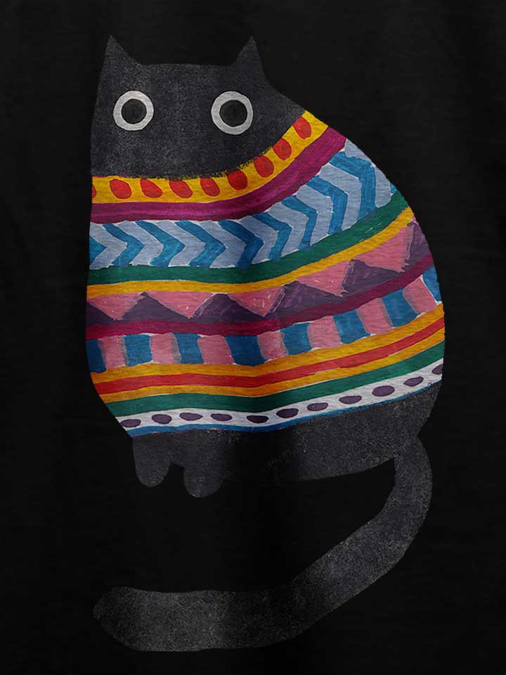 winter-wooly-cat-t-shirt schwarz 4