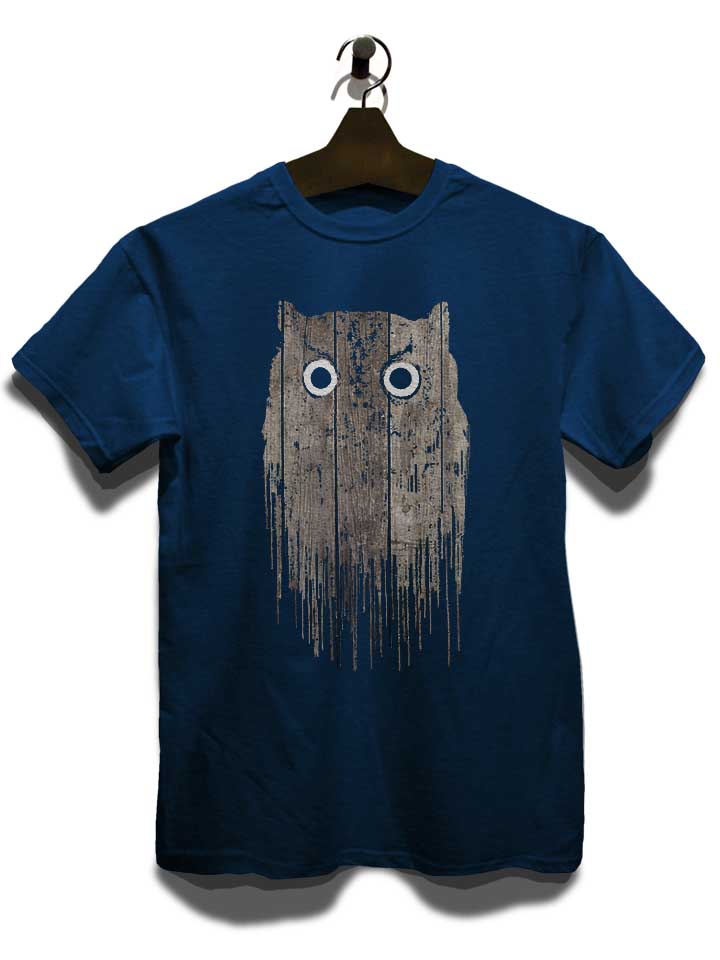 wooden-owl-t-shirt dunkelblau 3