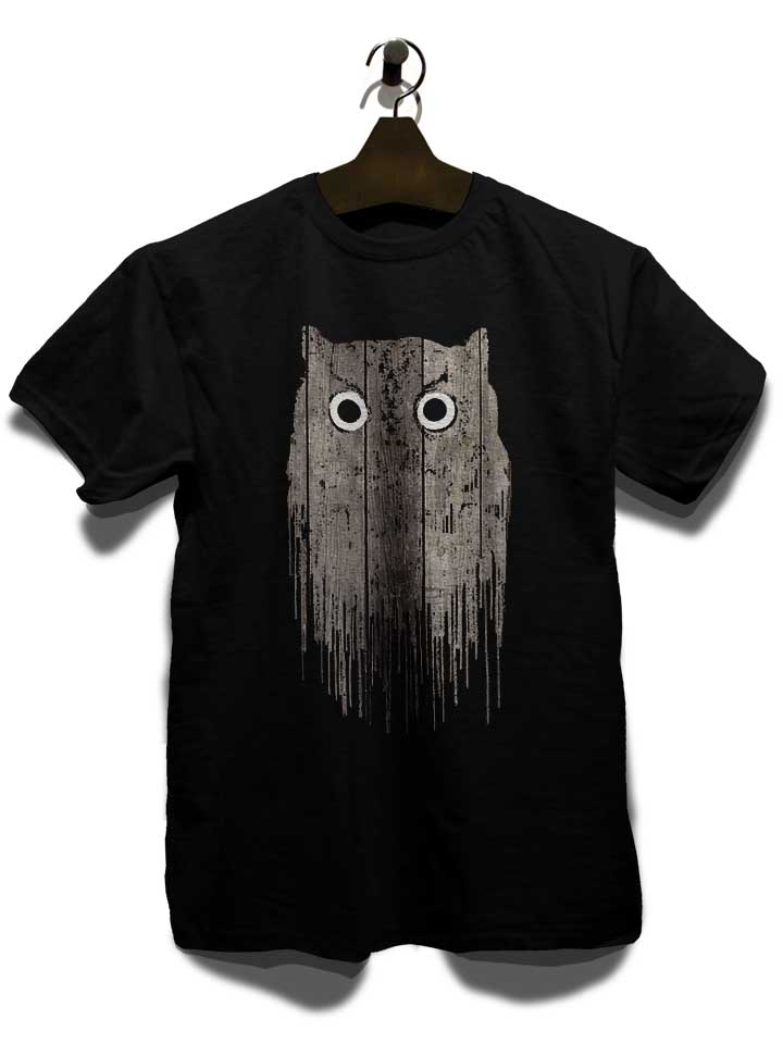 wooden-owl-t-shirt schwarz 3