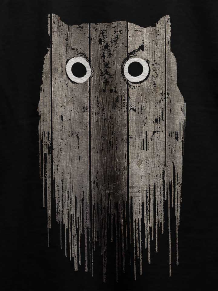 wooden-owl-t-shirt schwarz 4