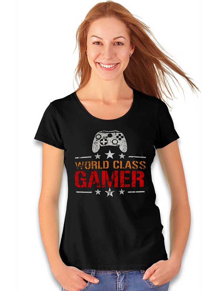 world-class-gamer-vintage-damen-t-shirt schwarz 2