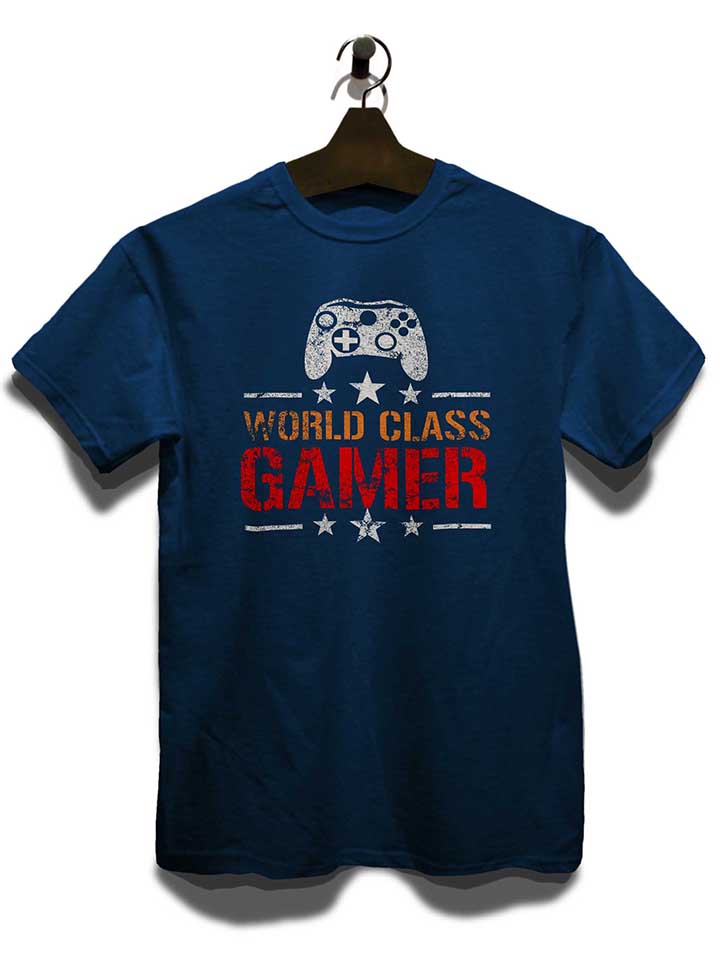 world-class-gamer-vintage-t-shirt dunkelblau 3