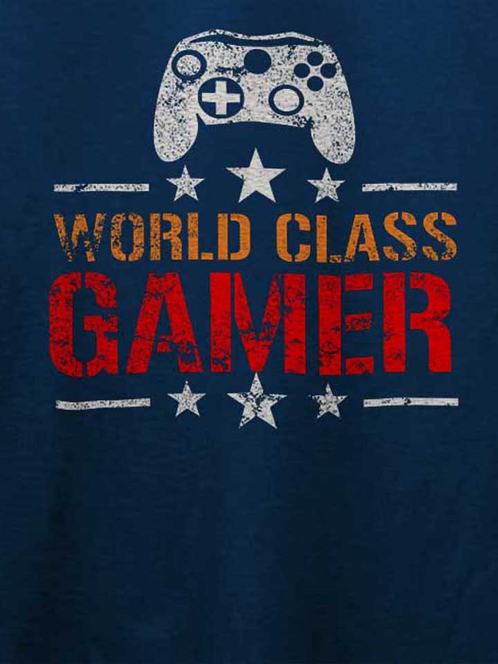 world-class-gamer-vintage-t-shirt dunkelblau 4