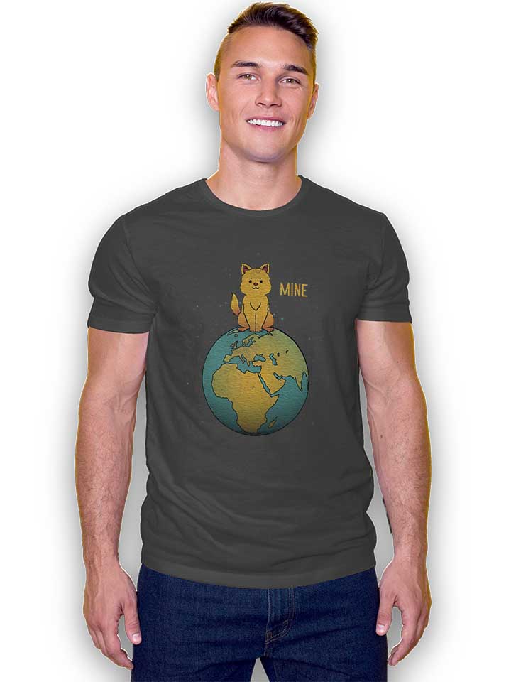 world-is-mine-cat-t-shirt dunkelgrau 2