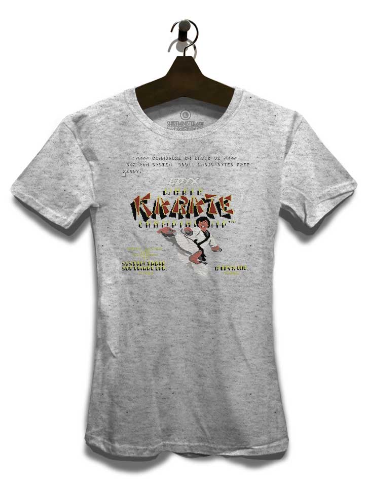 world-karate-championship-damen-t-shirt grau-meliert 3