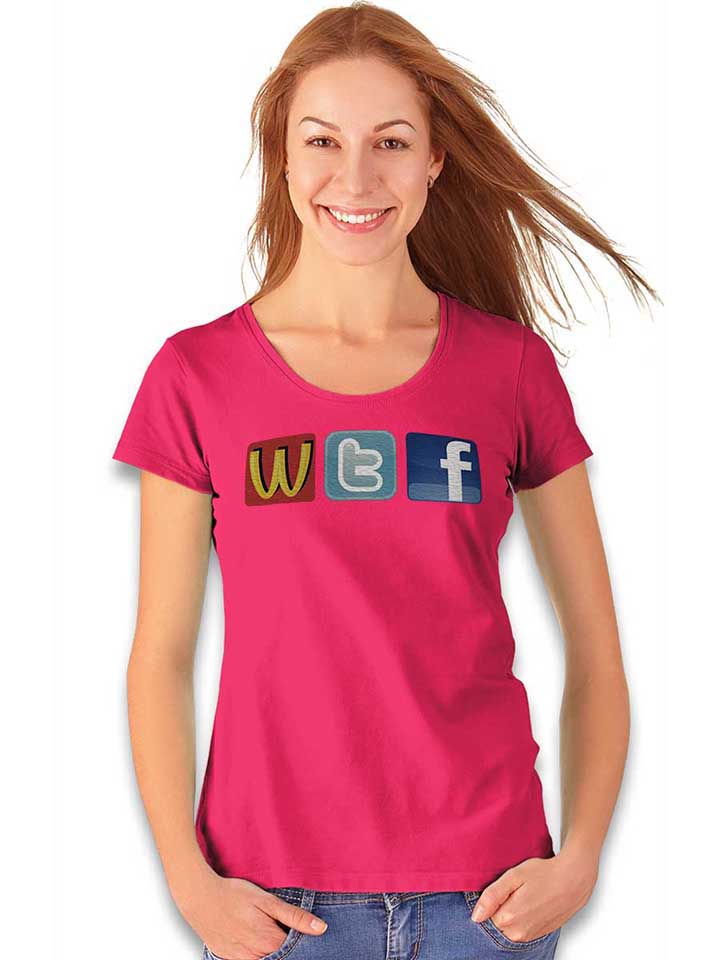 wtf-damen-t-shirt fuchsia 2