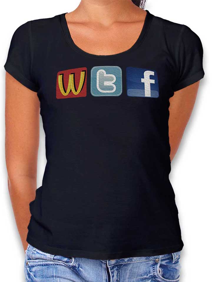 Wtf Womens T-Shirt black L