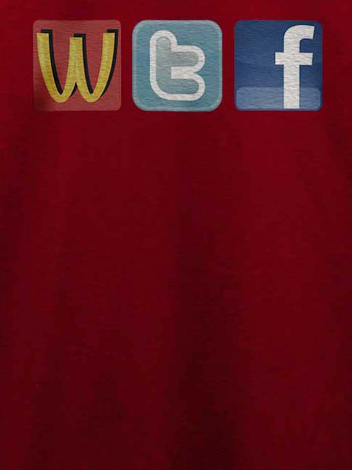 wtf-t-shirt bordeaux 4