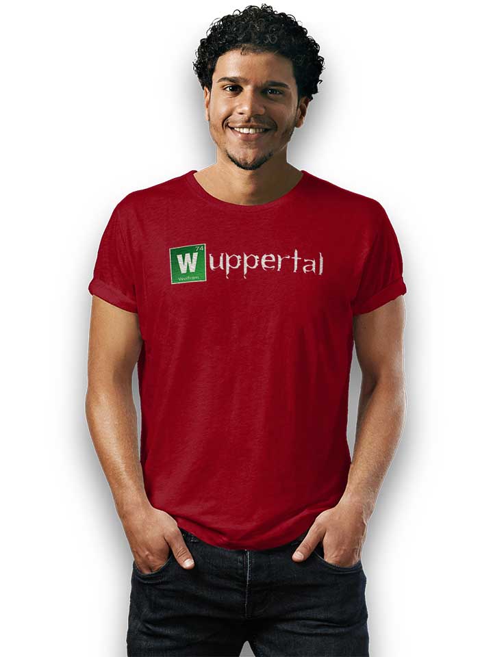wuppertal-t-shirt bordeaux 2