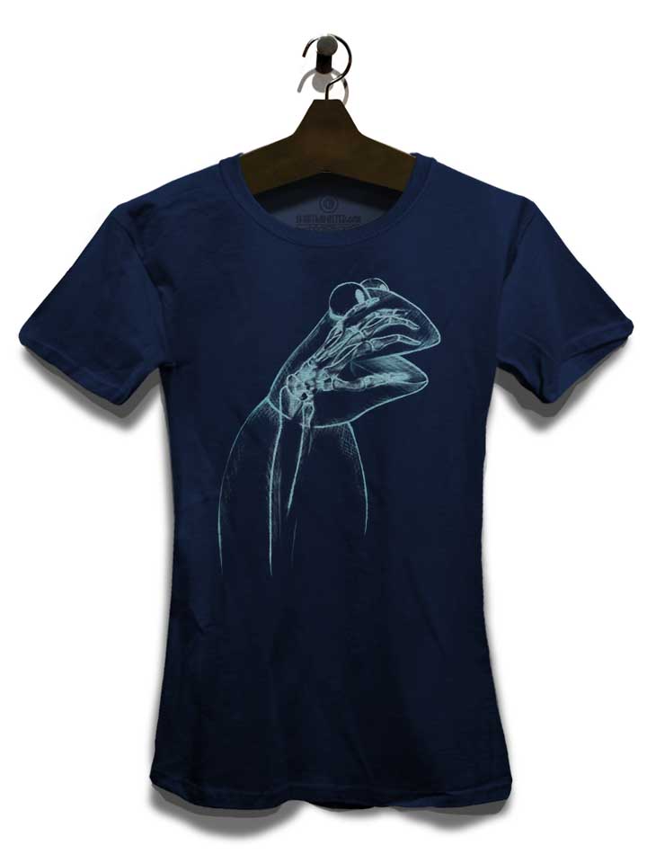 x-ray-kermit-damen-t-shirt dunkelblau 3