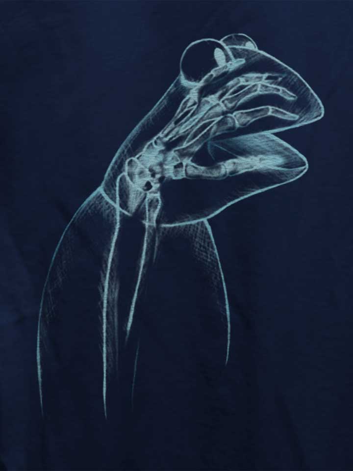 x-ray-kermit-damen-t-shirt dunkelblau 4