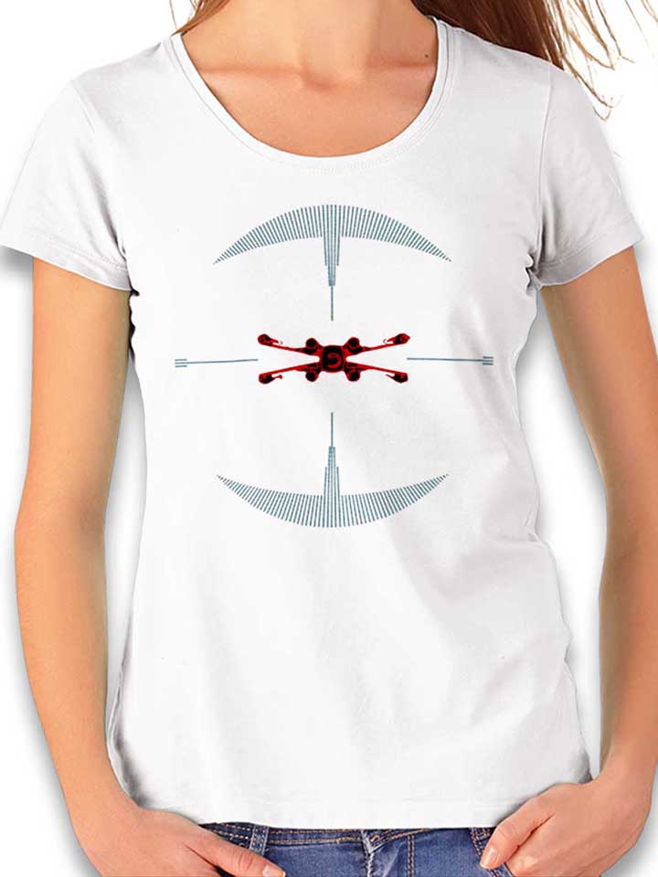 X Wing Target Damen T-Shirt weiss L