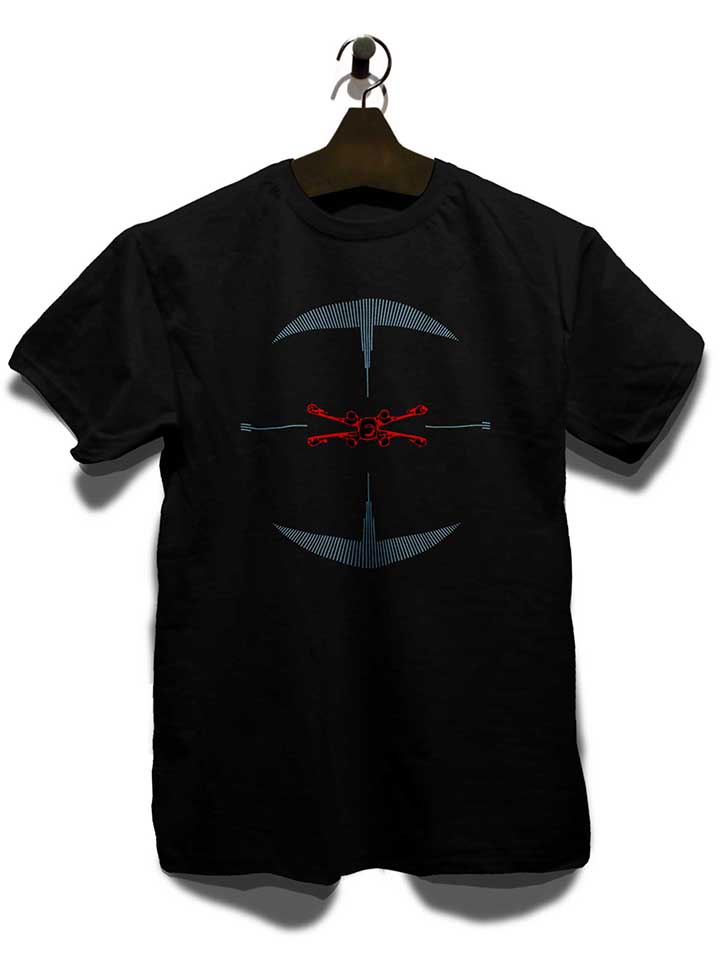 x-wing-target-t-shirt schwarz 3