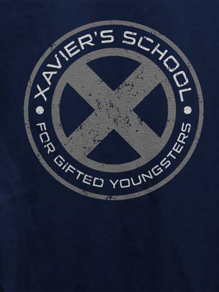 xaviers-school-damen-t-shirt dunkelblau 4
