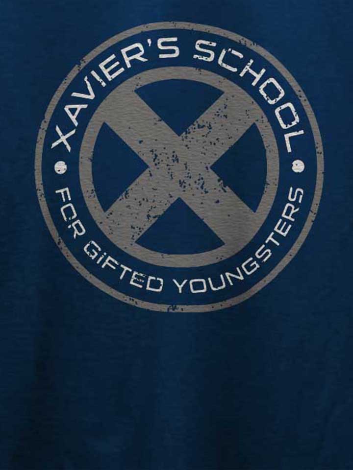 xaviers-school-t-shirt dunkelblau 4