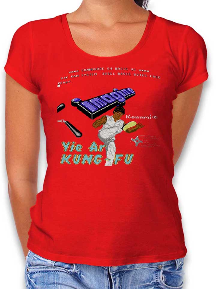 Yie Are Kung Fu Damen T-Shirt rot L