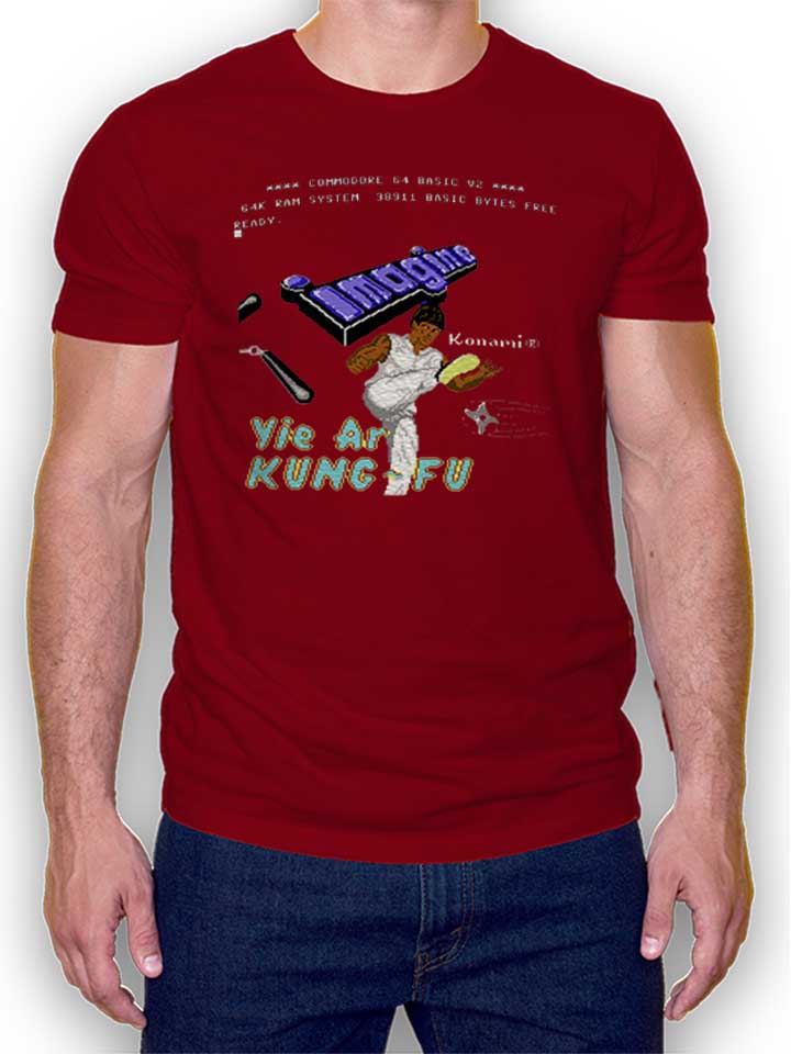 yie-are-kung-fu-t-shirt bordeaux 1