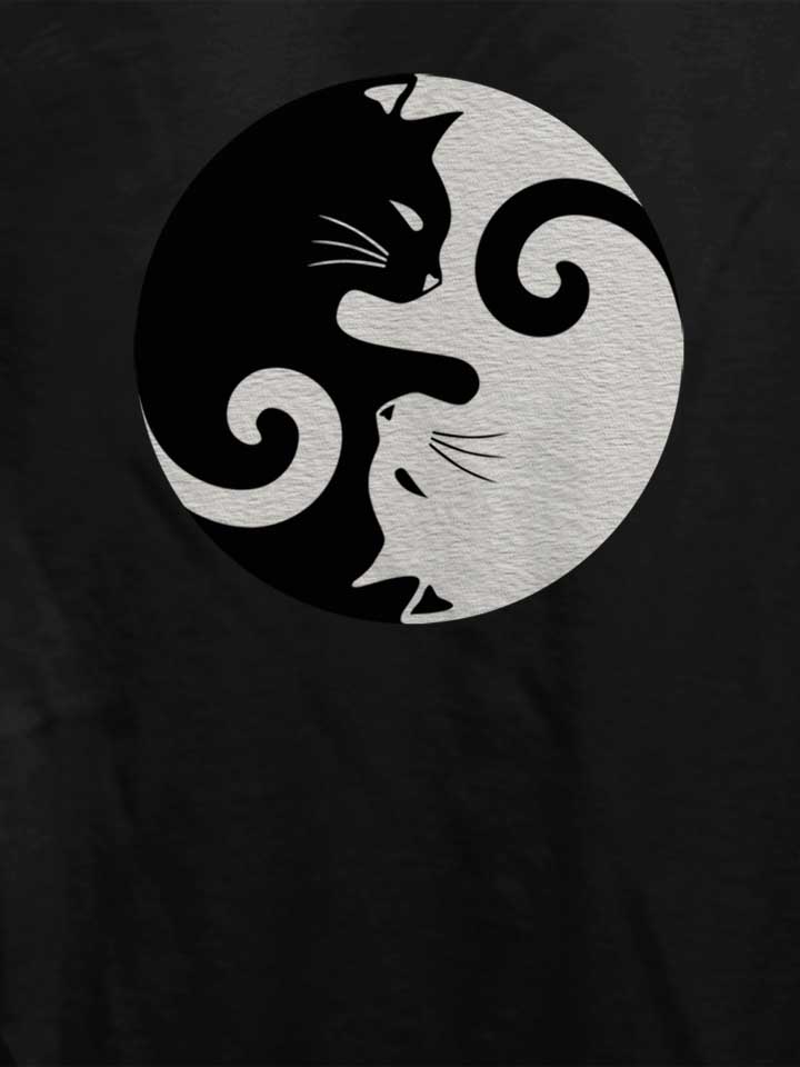 yin-yang-cats-02-damen-t-shirt schwarz 4