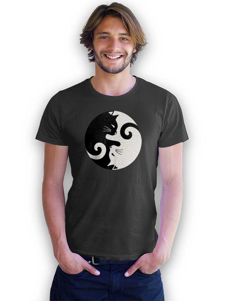 yin-yang-cats-02-t-shirt dunkelgrau 2