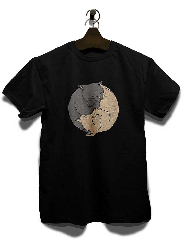yin-yang-cats-t-shirt schwarz 3