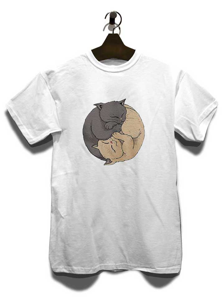 yin-yang-cats-t-shirt weiss 3