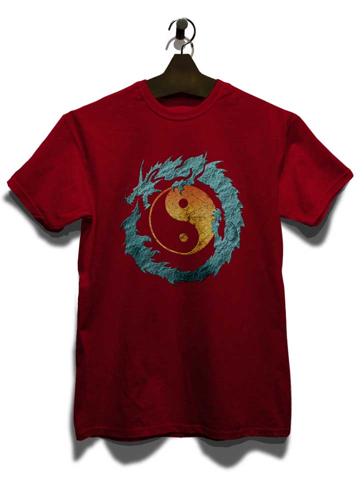 yin-yang-dragon-t-shirt bordeaux 3