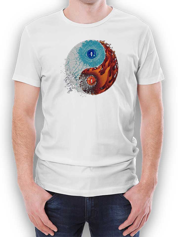 Yin Yang Game Of Balance T-Shirt weiss L