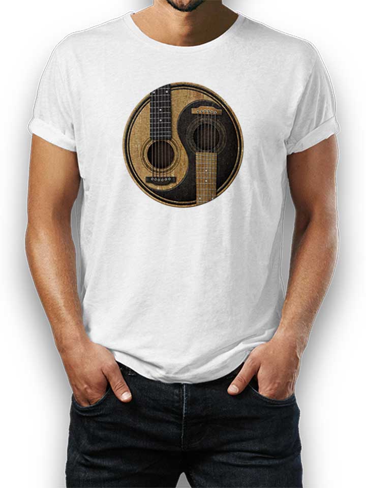 yin-yang-guitars-t-shirt weiss 1
