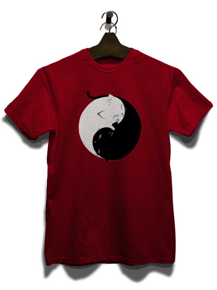 yin-yang-kittens-t-shirt bordeaux 3