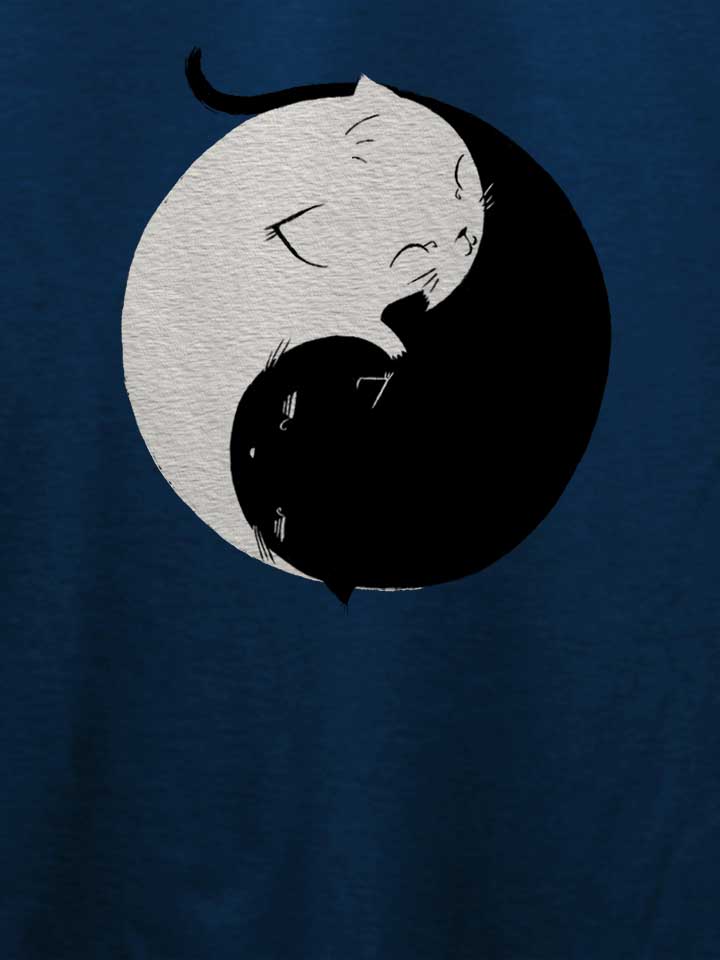 yin-yang-kittens-t-shirt dunkelblau 4