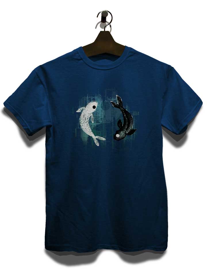 yin-yang-koi-fishes-t-shirt dunkelblau 3