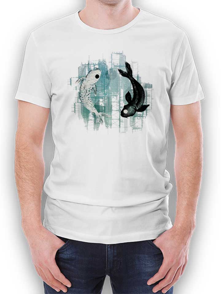 yin-yang-koi-fishes-t-shirt weiss 1