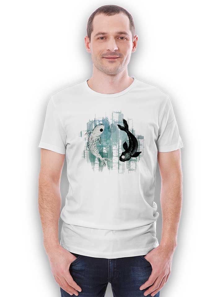 yin-yang-koi-fishes-t-shirt weiss 2