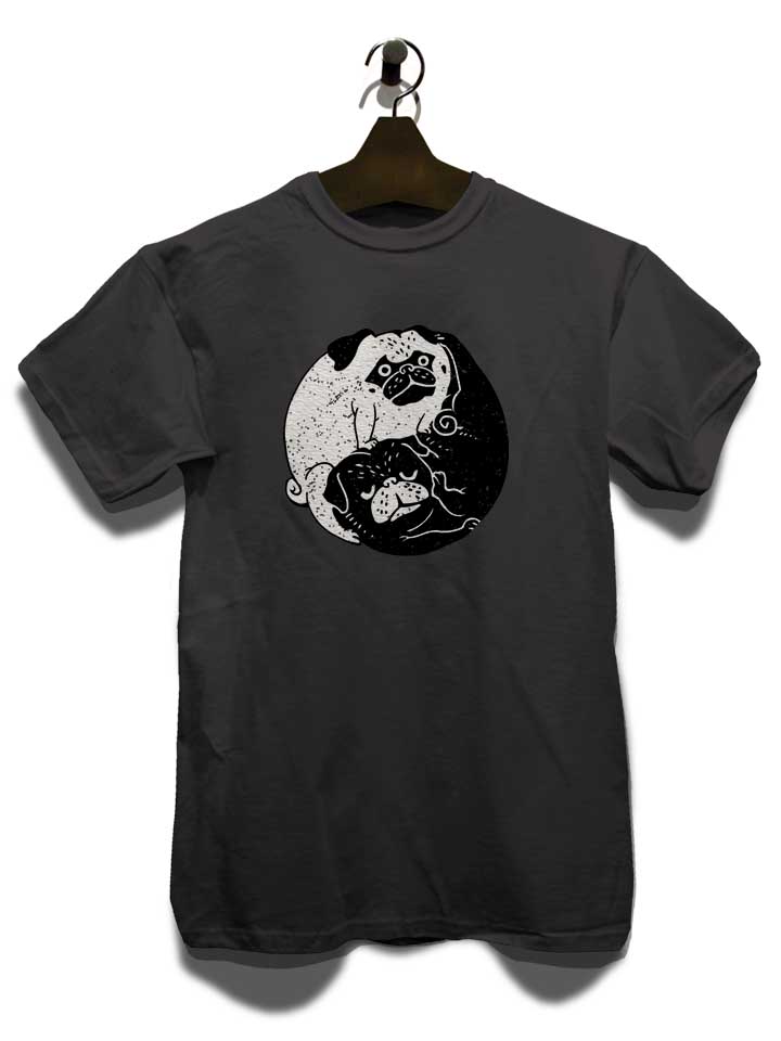 yin-yang-pugs-t-shirt dunkelgrau 3