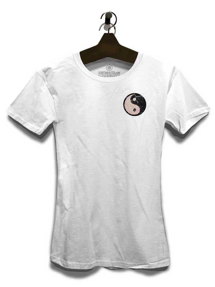 yin-yang-vintage-chest-print-damen-t-shirt weiss 3