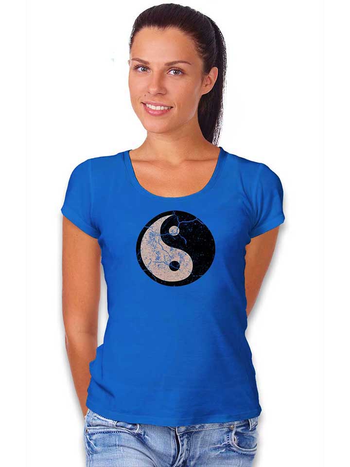 yin-yang-vintage-damen-t-shirt royal 2