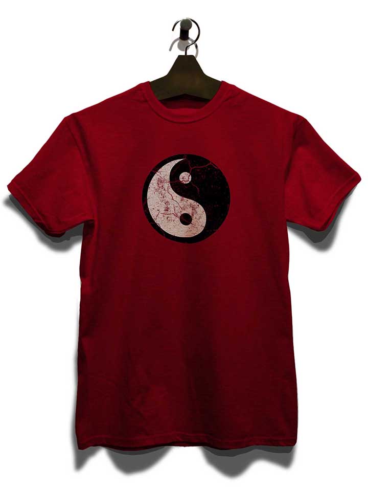 yin-yang-vintage-t-shirt bordeaux 3