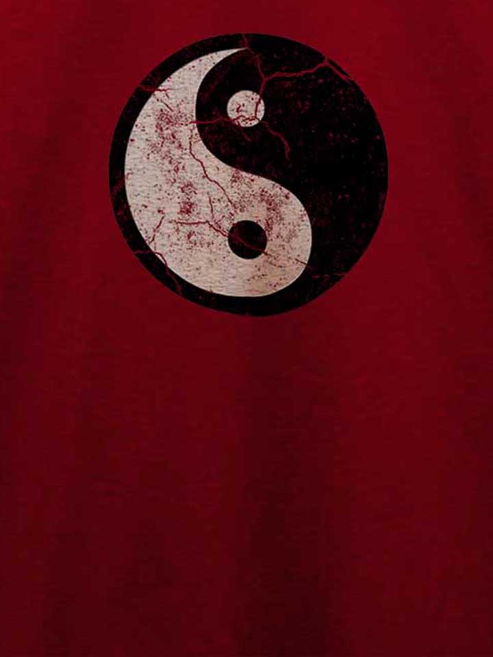 yin-yang-vintage-t-shirt bordeaux 4